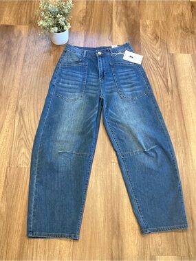 New with Tags Barrel Jeans
